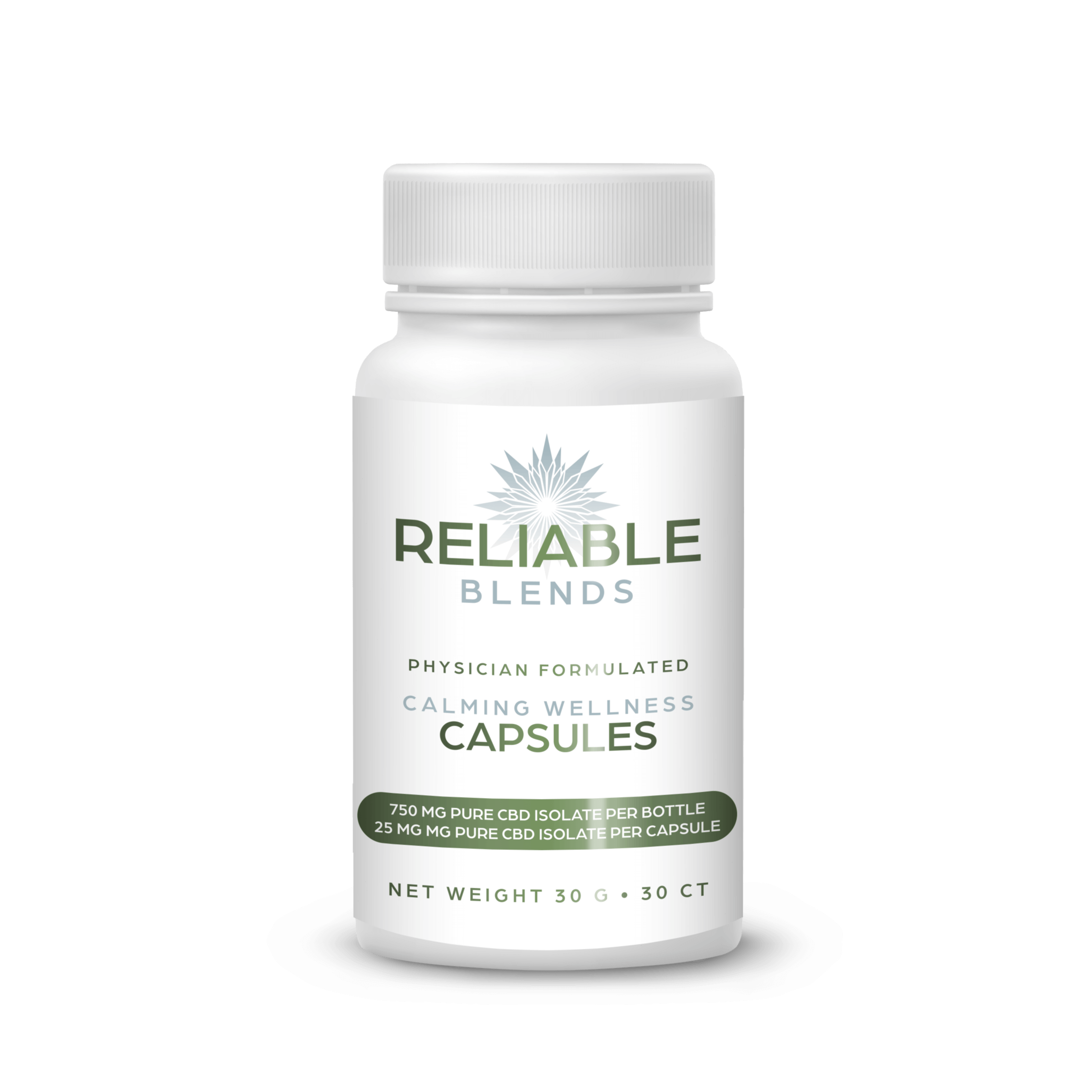 Reliable Blends - Calming Wellness CBD Capsules